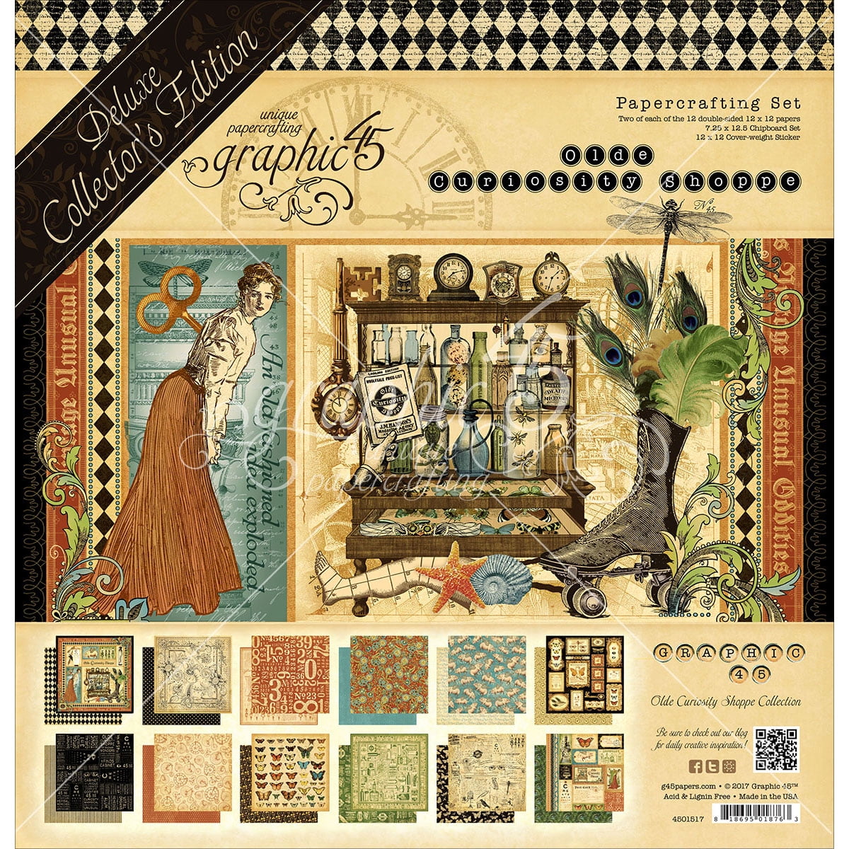 Graphic 45® Wild & Free Collection Cardstock Ephemera Assortment