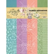 Graphic 45 Patterns & Solids Collection Pack 8.5"X11"-Fairy Boutique