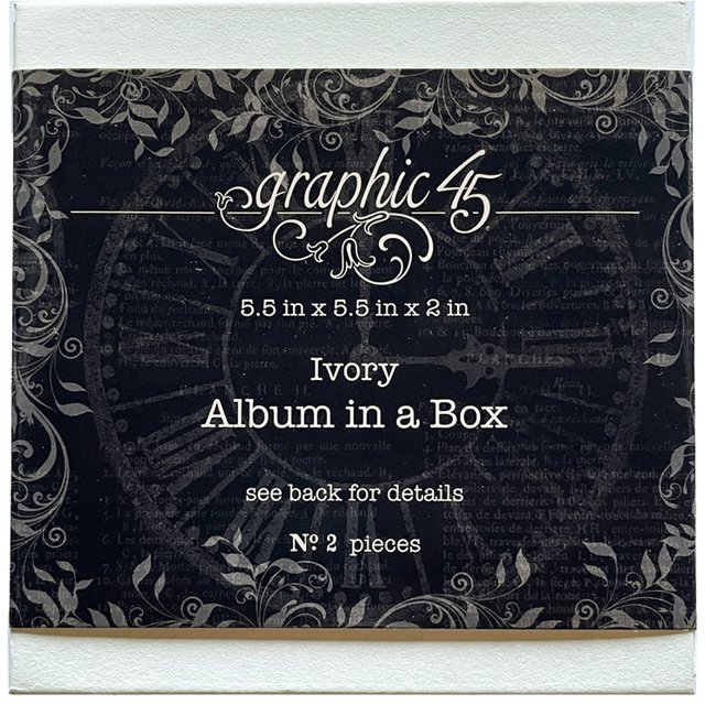 Graphic 45 Staples Album In A Box Ivory