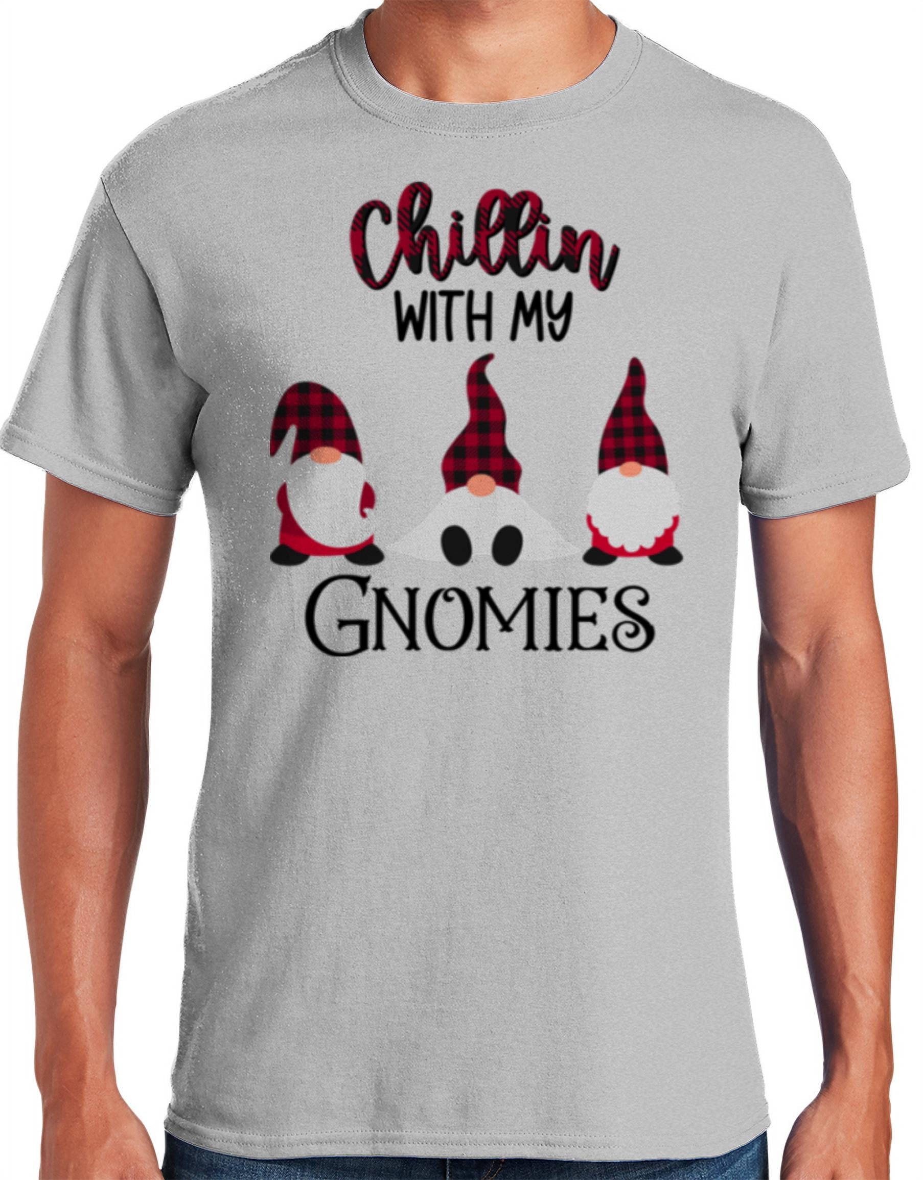 Graphic America Festive Gnomes Christmas Holiday Men's Graphic T-Shirt ...