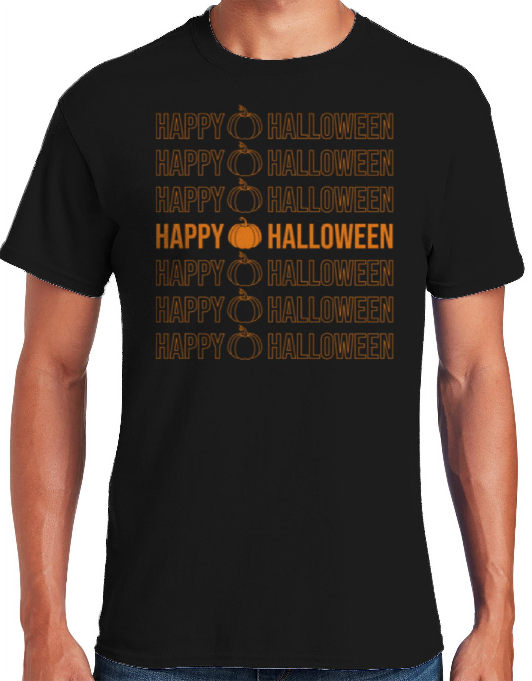 Graphic America Funny Spooky Halloween Men's Graphic T-Shirt Collection 