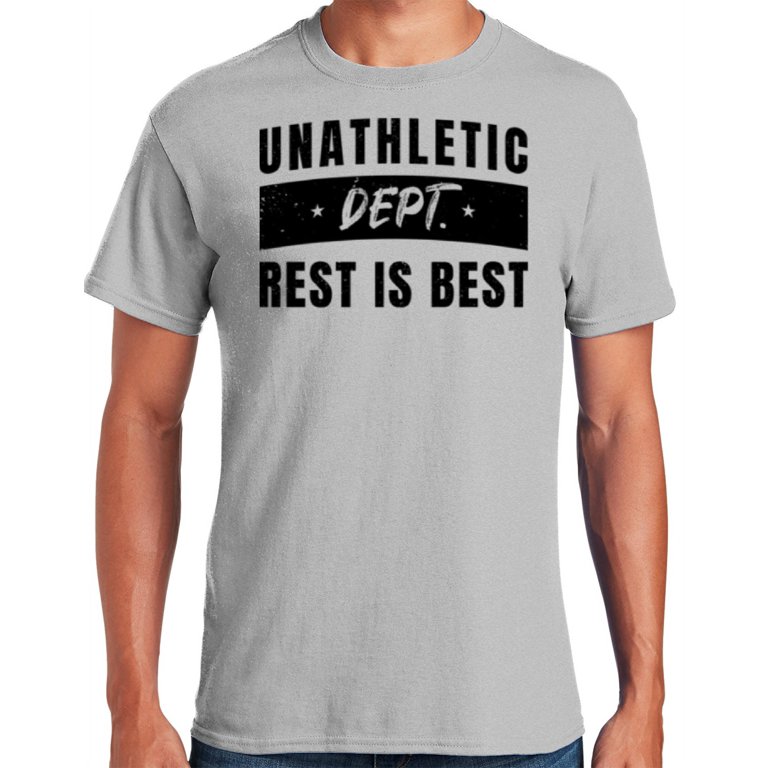 Property Of Unathletic Department Funny Sports T-Shirt Camisas Men