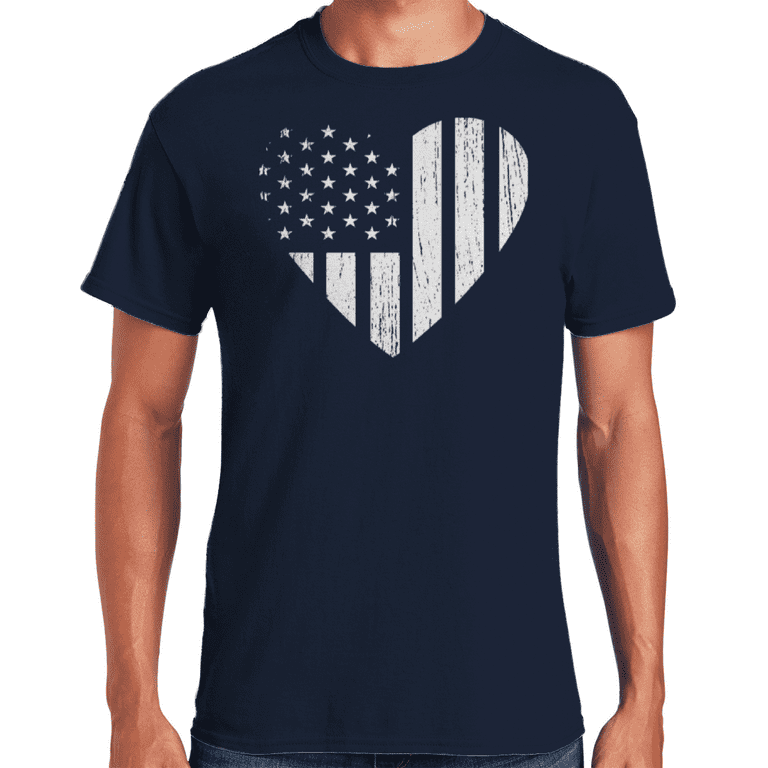 Graphic America Men s Short Sleeve Patriotic Themed T Shirts Multiple Design Options Walmart
