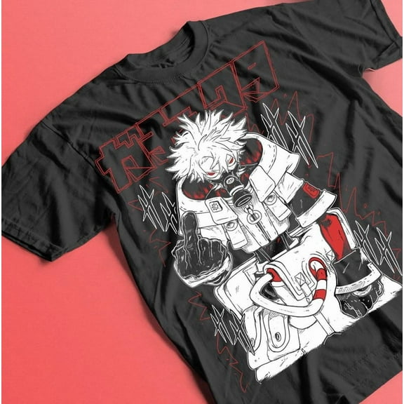 Graphic Anime Tee, Energetic Anime Design Unisex Heavy Cotton Tee, Casual Streetwear, Anime Merchandise, Gift for Fans Gachiakuta, Cool