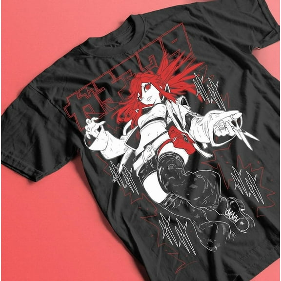 Graphic Anime Tee, Energetic Anime Design Unisex Heavy Cotton Tee,casual Streetwear,anime Merchandise, Giftx for Fans Gachiakuta, Cool