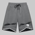 thumbnail image 1 of Graphic Athletic Shorts for Men 7" Inseam Above Knee Length Workout Basketball Short Pants Performance Quick Dry Activewear with Pockets, 1 of 2