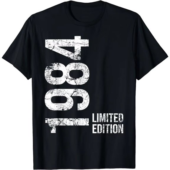 Graphic Birthday Gift Short Sleeved Old Born in 1984 Shirt 40th Birthday Summer T-shirt Retro Vintage 1984 Tshirt