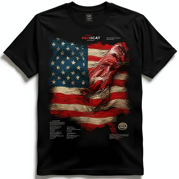 Graphic Black T-Shirt Outline Design