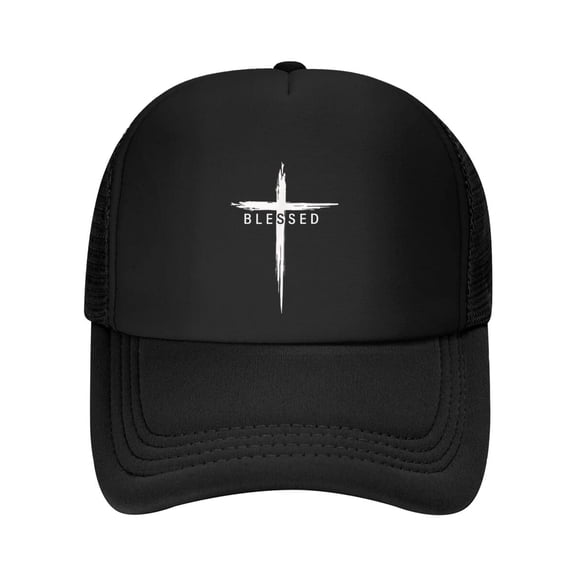 Graphic Christian Cross Jesus Christ Men Women Blessed Baseball Cap