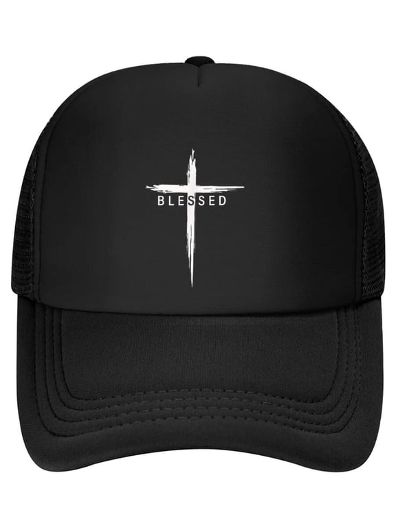 Graphic Christian Cross Jesus Christ Men Women Blessed Baseball Cap