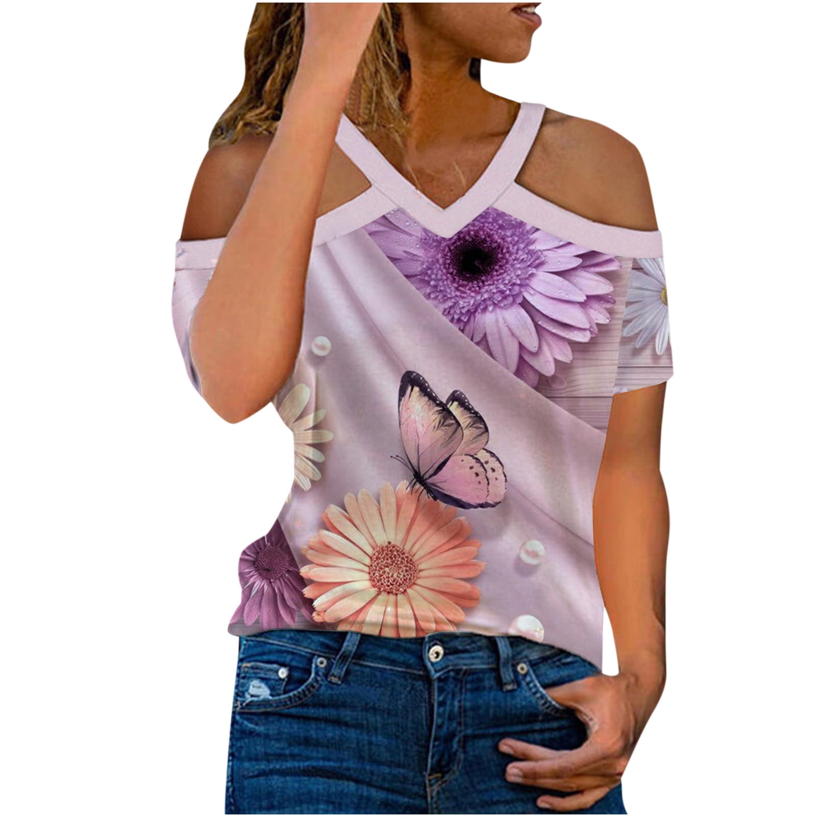 cute shoulder shirts