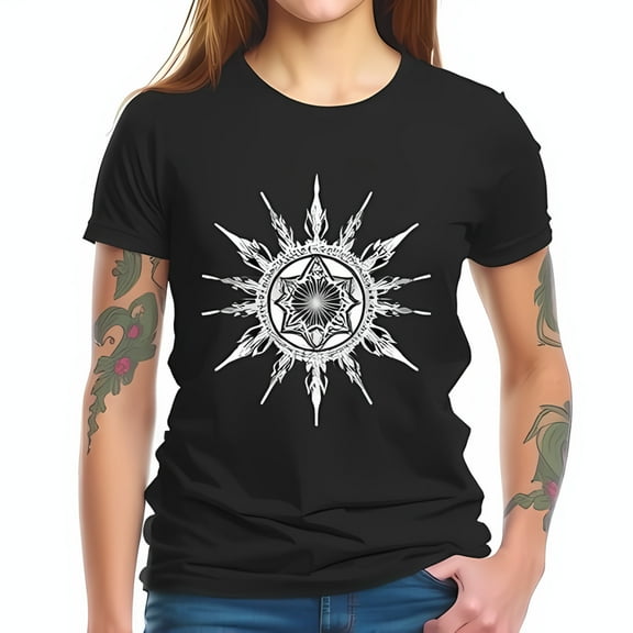 Graphic Cotton Short Sleeve T-Shirt for Women - Stylish and Comfortable Design