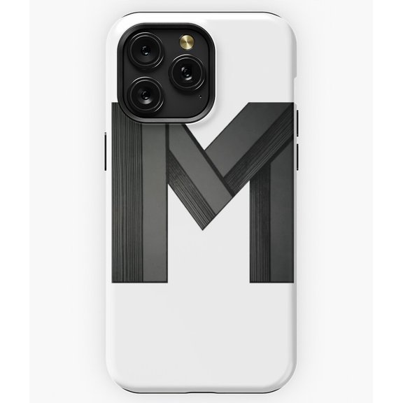 Graphic Design M Monogram Initial G6502 Phone Case for iPhone17 16 15 14 13 12 11 Pro Max