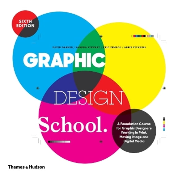 Pre-Owned Graphic Design School A Foundation Cours (Paperback) 050029285X 9780500292853