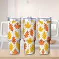 thumbnail image 1 of Graphic Design Stainless Steel Insulated Mug with Lid and Handle, 40oz, 1 of 4