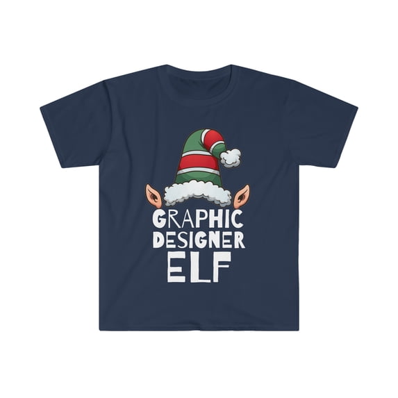 Graphic Designer Elf Christmas Holidays Xmas Elves