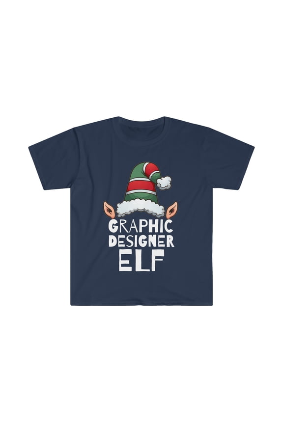 Graphic Designer Elf Christmas Holidays Xmas Elves