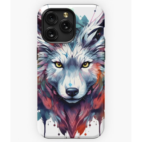 Graphic Dire Wolf Fantasy Animal G311 Phone Case for iPhone17 16 15 14 13 12 11 Pro Max