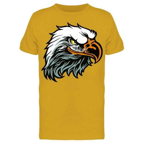 Graphic Eagle Head T-Shirt Men -Image by Shutterstock, Male 3X-Large