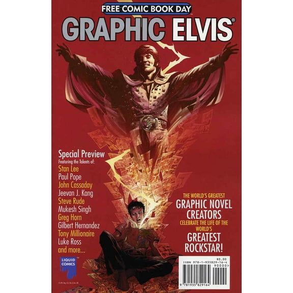 Graphic Elvis FCBD #2012 VF ; Liquid Comic Book