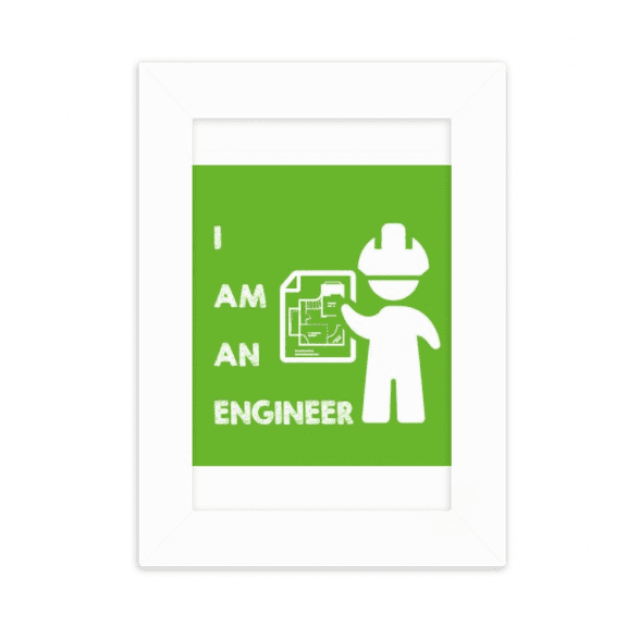 Graphic Engineer Helmet Position Desktop Photo Frame Picture Display Decoration Art Painting
