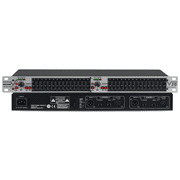Graphic Equalizer 15-Band Stereo EQ for Home Audio, Dual Channel Professional Silver DJ Equalizer, Noise Reduction 1U Rack Mount EQ-215S