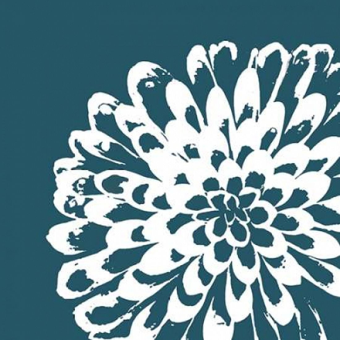 Graphic Flower 1 Canvas Art - GraphINC (24 x 24)