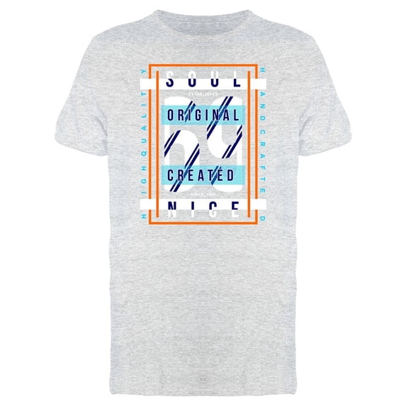 Soul Nice Typography Graphic Tee Men's -Image by Shutterstock