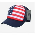 thumbnail image 1 of Rapid Dominance A11-USA-NVY Graphic Foam Trucker Cap - Navy, 1 of 4