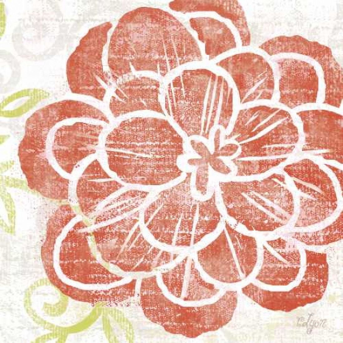 Graphic Garden I Canvas Art - Rebecca Lyon (24 x 24)