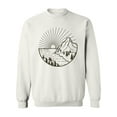 thumbnail image 1 of Graphic Halftone Landscape Sweatshirt Men -Image by Shutterstock, Male Large, 1 of 4
