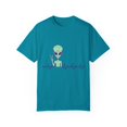 thumbnail image 1 of Graphic Heartbeat UFO Fan OVNI Extraterrestrial Women Men Novelty UFO Husband Heartbeats Dad Mom OVNI Cute Unisex Garment-Dyed T-shirt, 1 of 4