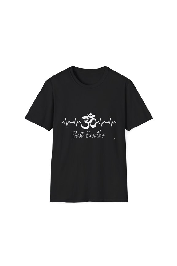 Graphic Heartbeat Yoga Exercises Lover Women Men Relax Novelty Wife Yoga Heartbeats Dad Mom Relaxing Unisex Softstyle T-Shirt