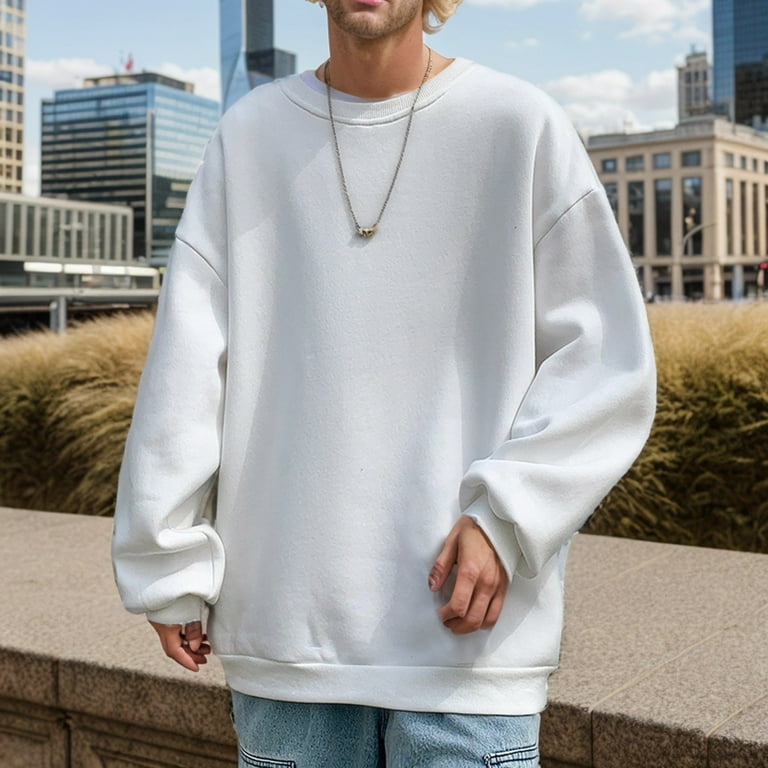 Graphic Hoodie Mens Hoodie Sweatshirt Sweaters for Men Cotton SweatshirtSweatshirt men s casual fashion solid color new retro Walmart