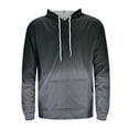 thumbnail image 1 of Graphic Hoodies For Men Sweatshirts Men'S Fashion & Leisure Gradient Color Long Sleeve Hooded Neck Regular Sleeves Fall Sleeved Hoodie Sweatshirt Tops Outdoor Shirt Gray, 1 of 2