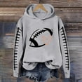 thumbnail image 1 of Graphic Hoodies Hooded Sweatshirt Women Heart Football Graphic Hoodies Fall Long Sleeve Pullover Tops Football Mom, 1 of 1