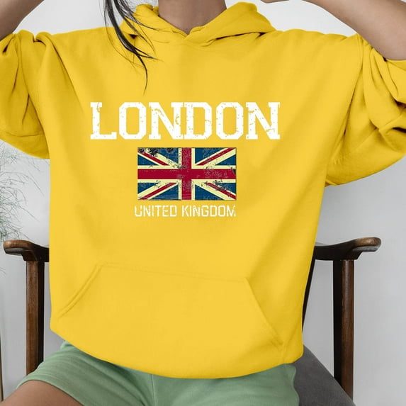 Graphic Hoodies Striped Camo Sweatshirt Sweater Women Women's Long Sleeved LONDON UNITED Letter Printed Hoodie Hoodie Hoodie Yellow XXXL