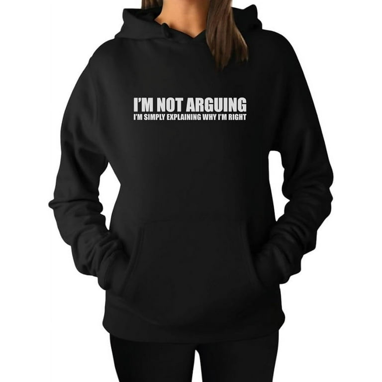 Black Women's Sweatshirts With Funny Sayings Womens Que