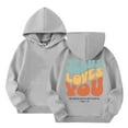 thumbnail image 1 of Graphic Hoodies for Boys Toddler Baby Girls Sweatshirts Casual Pullover Crewneck Winter Long Sleeve Tops Shirts Clothes Quilted Jacket Girls, 1 of 4