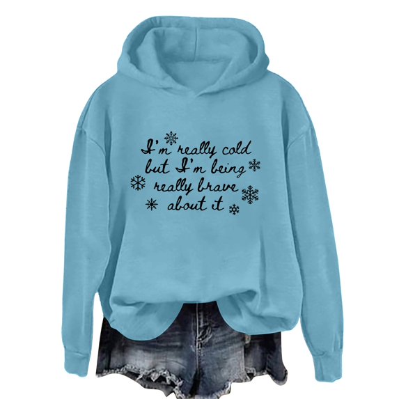 Graphic Hoodies for Women Novelty Casual Loose Fit Long Sleeve Pullover Fall Winter Clothes