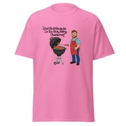 Graphic Jaw Dad Bod Because Im Too Busy Being Awesome | Funny Dad T-Shirt | Azalea, Large