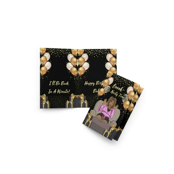 Graphic Jaw Next Friday - Auntie Suga "Ooooh Mr. Nasty Time!" Birthday Card, Envelopes Included, Small - 4″ × 6″ (101 × 152 mm)