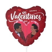 Graphic Jaw Prince Akeem and Lisa Mcdowell Valentines Day Balloon