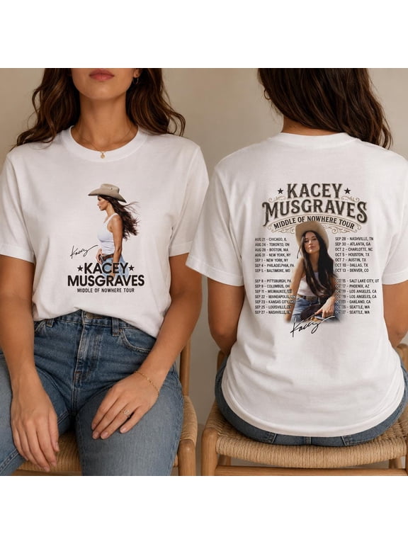 Graphic K@cey Musgr@ves 2026 Tour Shirt, Middle of Nowhere Tour Shirt