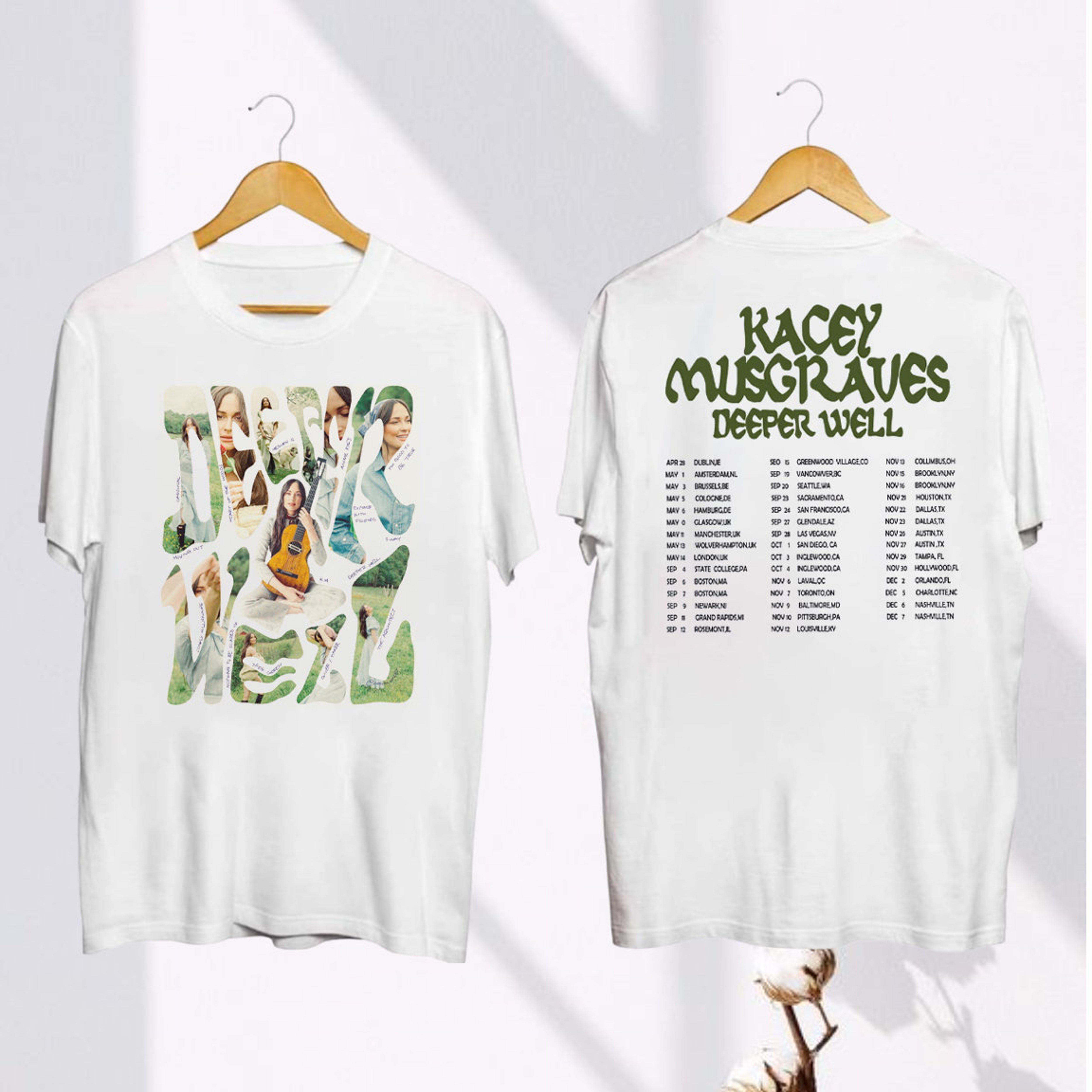 Graphic Kacey Musgraves Deeper Well Tour 2024 TShirt, Kacey Musgraves Fan Shirt, Kacey