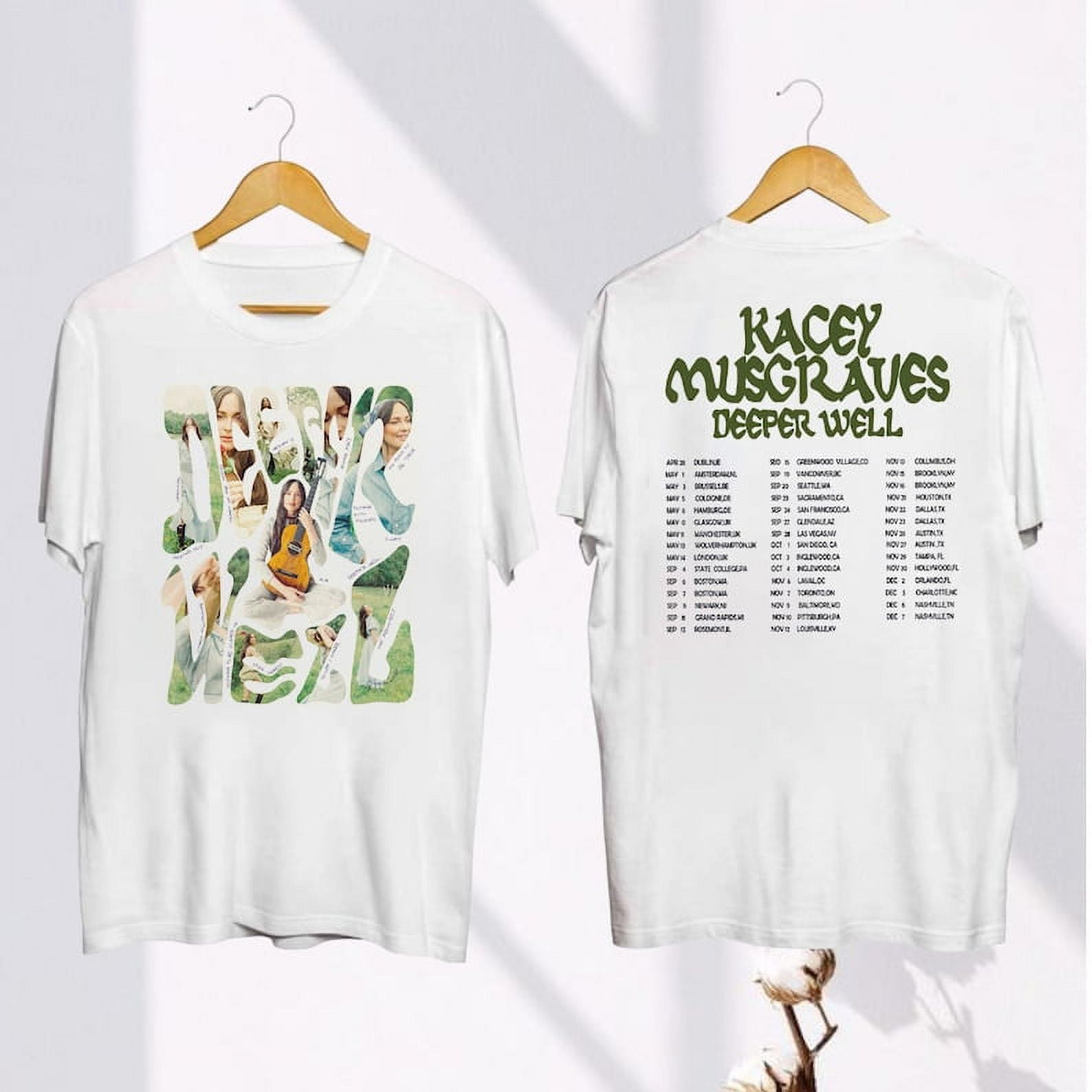 Graphic Kacey Musgraves Deeper Well Tour 2024 T-Shirt, Kacey Musgraves