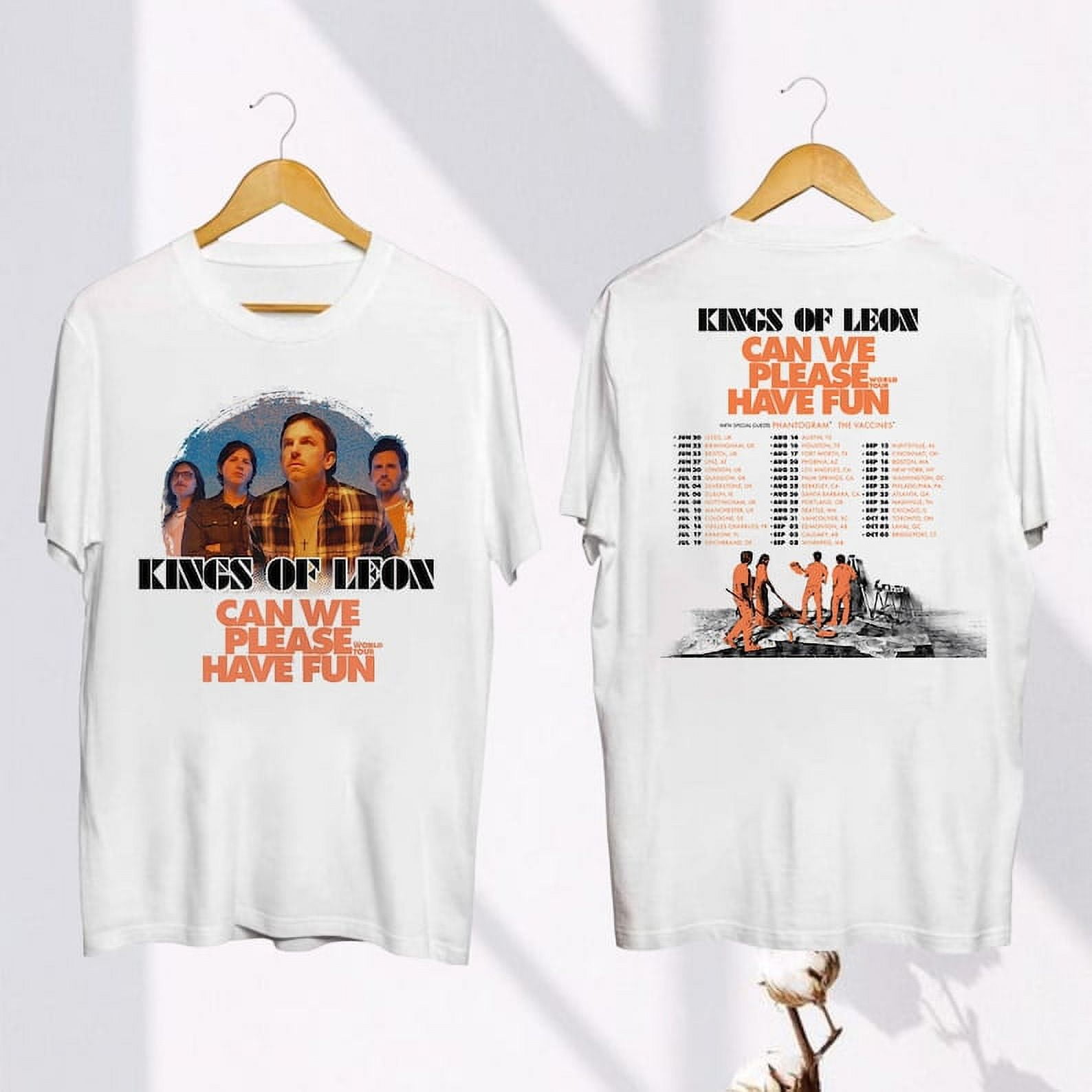 Graphic Kings Of Leon Tour 2024 TShirt, Can We Please Have Fun Tour