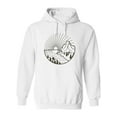 thumbnail image 1 of Graphic Landscape Design  Hoodie Men -Image by Shutterstock, Male Medium, 1 of 4