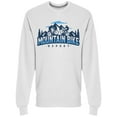 thumbnail image 1 of Graphic Mountain Bike Report Sweatshirt Men -Image by Shutterstock, Male Medium, 1 of 2