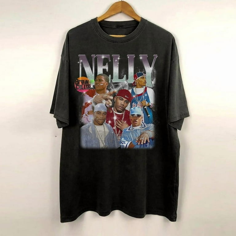 トップス Vintage Nelly Rap Tee Shirt Size XL Graphic Nelly Rapper Vintage 90s Bootleg T-shirt, Nelly